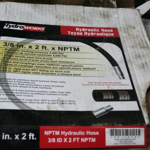 Tuyau Hydraulique de 2 pieds - 3/8" NPT