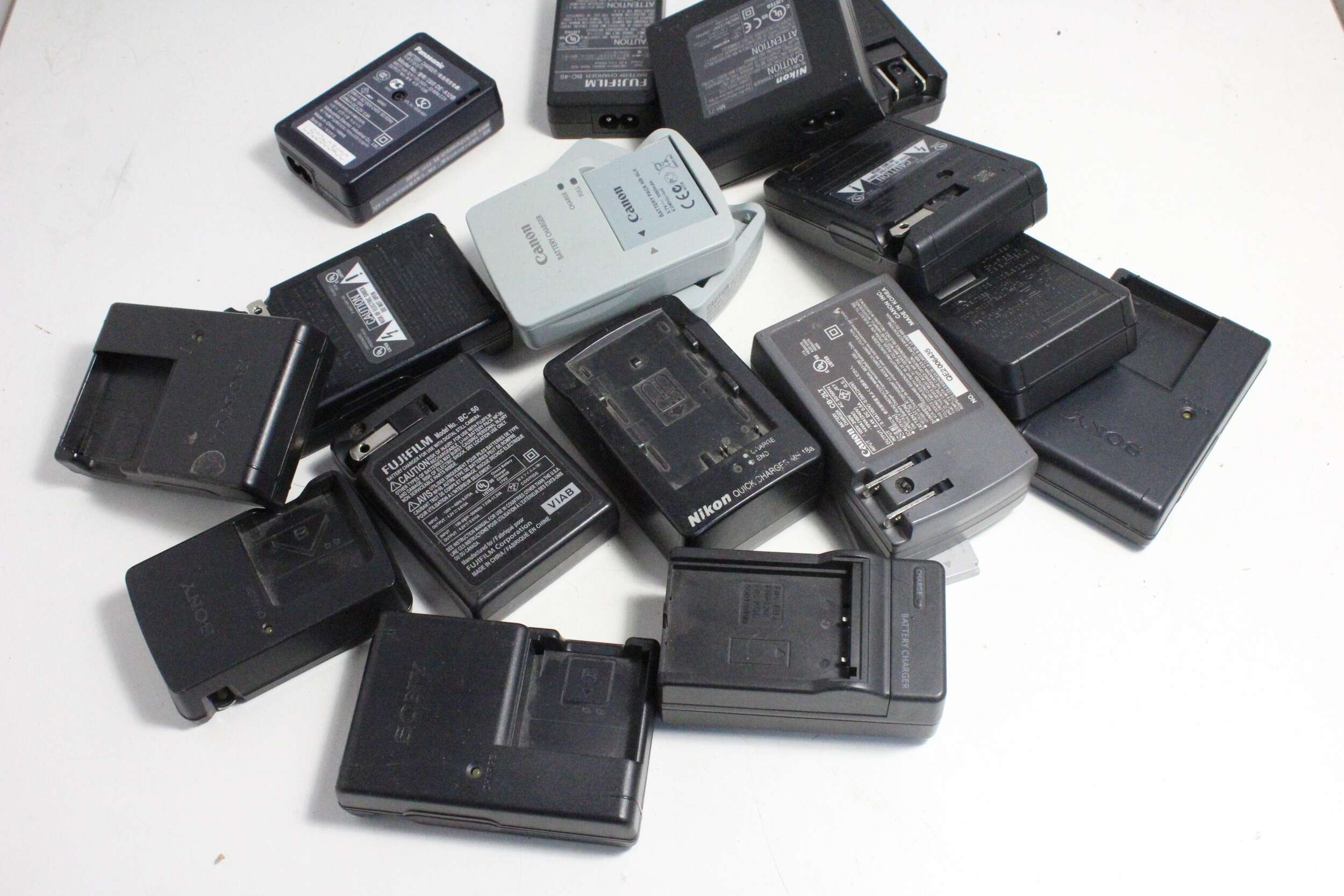Camera battery charger