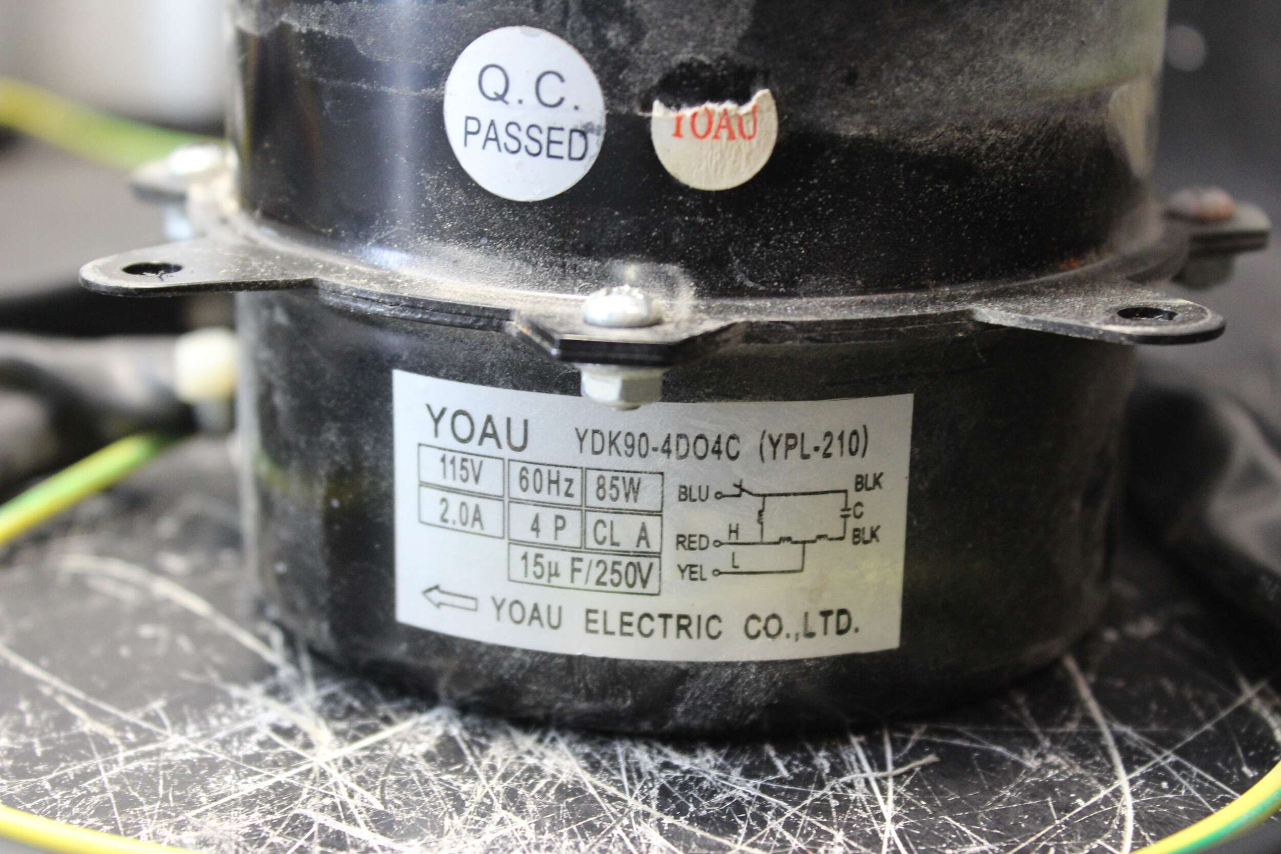 LG Air Conditioner Model LP1014WNR Fan Motor YOAU YDK904DO4C (YPL