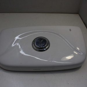 Couvert de cuve en toilette en porcelaine 14 1/2" x 8" x 1 1/2" avec boutons