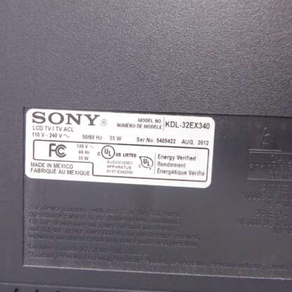 TV 32"  -Sony KDL-32EX340 BRAVIA Ultra Slim LED TV to repair - Image 2