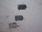 Lot de 3 micro interrupteurs (switch) NC 15A 125AC