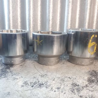 3 x GENIUS Impact Socket (60, 57, 55MM) - 3/4" Square Drive