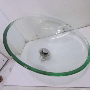 Lavabo - vasque en verre trempée 17"