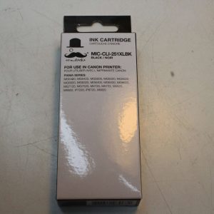 Cartouche d'encre Moustache Noir - Compatible Canon Pixma - MIC-CLI-251XLBK