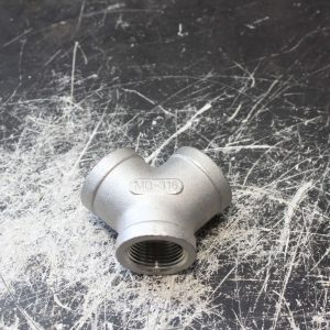 Stainless Steel Thread Y-Tee # MB-316 150-3/4