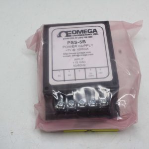 Barrier Strip Style Power Supply OMEGA PSS-5B 115VAC 50/60Hz +5V 1000mA