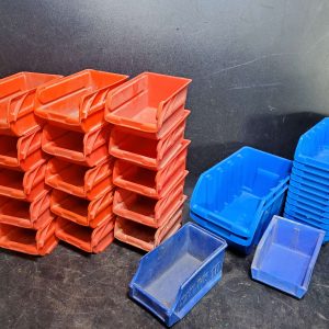 lot de compartiment de quincaillerie en plastique