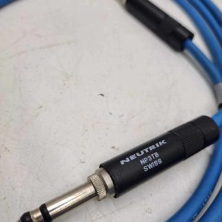 Patch Cord Neutrik NP3TB - Bantam Jack TRS (6')