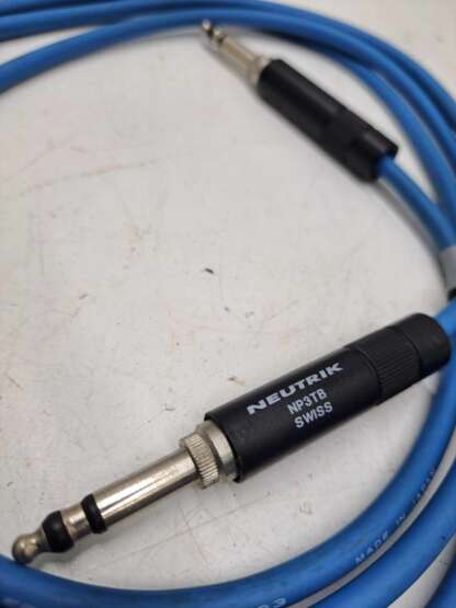 Patch Cord Neutrik NP3TB - Bantam Jack TRS (3')
