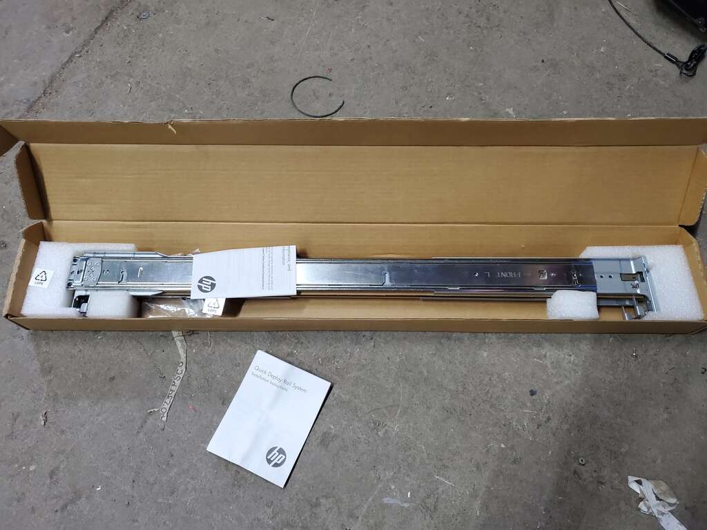 Kit Rails Pour Serveur HP DL380 Gen 8 – Référence 737413-001 – Neuf Sous Blister