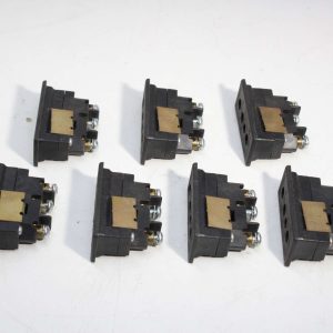 Lot of 7 Marinco Power Products 20FR Bates Stage Pin (20A / 125V) Female Panel Mount - USED