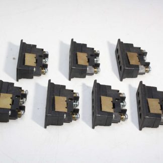 Lot of 7 Marinco Power Products 20FR Bates Stage Pin (20A / 125V) Female Panel Mount - USED