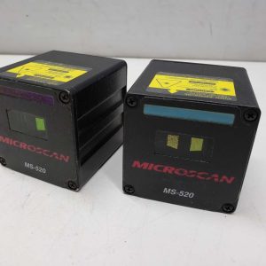Lot of 2 (two) MICROSCAN FIS-0520-0144 CLASS II BAR CODE SCAN HEAD MS-520