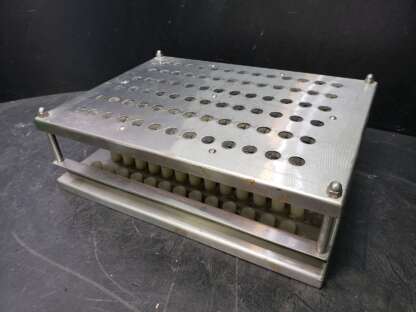 Support / rack à éprouvettes en acier inoxydable 1/2'' de laboratoire - test tube rack