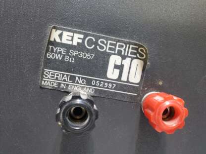 KEF C Series C10 Bookshelf Speakers Made in England - Image 4