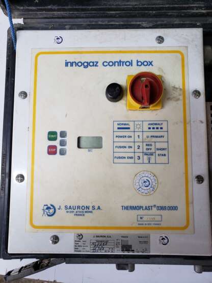 J Sauron S.A. Thermoplast Innogaz control box - Electrofusion - Image 4