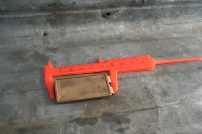 Pince à billet rectangle en laiton – Image 5