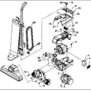 Vacuum cleaner parts