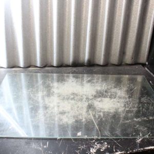 Tablette en verre trempé 22-1/4'' x 14-1/4'' x 1/8''