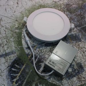 Plafonnier rond à DEL de 6 pouces, graduable