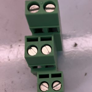 Phoenix Combicon connector, screw terminal, 2 pos x 3 rows, 5.08mm pitch