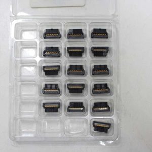 Lot of 16 connectors RCPT IDC 2MM POL GOLD