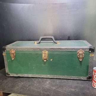 Coffre de transport / hardbox vert 27 1/2" x 11" x 10"