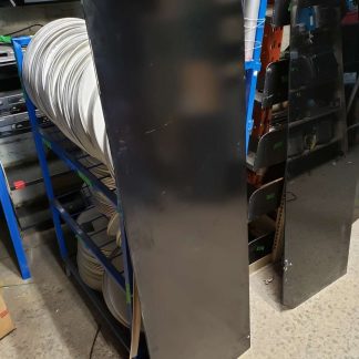 Tablette ou dessus de table en verre trempé noir 60'' x 19''
