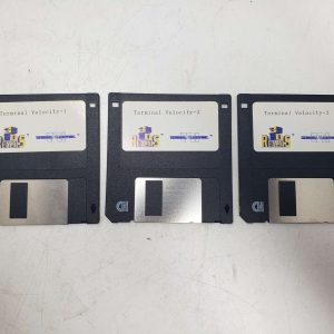 Terminal Velocity - vintage pc game on 3 floppy disc