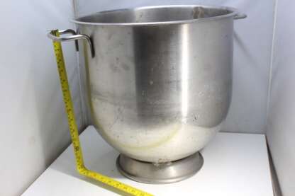 Très grande cuve en acier inoxydable avec poignées et fond percé (pot de plante, etc) – Image 5