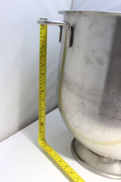 Très grande cuve en acier inoxydable avec poignées et fond percé (pot de plante, etc) – Image 4