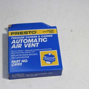 PRESTO pressure cooker automatic air vent replacement part 09911 (replace 82060, 393 and 82058)