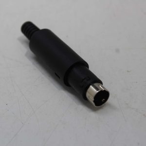 8-Pin Mini-DIN Male Connector 24 AWG wire with Molded Strain Relief