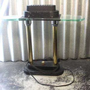 Lampe vintage en verre (pas d'ampoule)