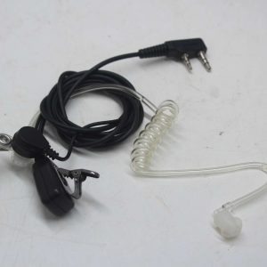 Retevis 2 Pin PTT Mic Covert Acoustic Tube Earpiece Headset for Kenwood PUXING B