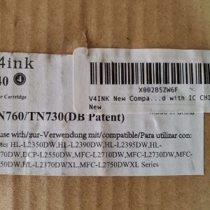 Toner Brother v4ink TN760/TN730 noir/black(4 Cartouches)