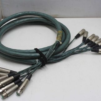 13 Ft 8 channel XLR Snake 3-pin XLR Male - XLR Female Large gauge