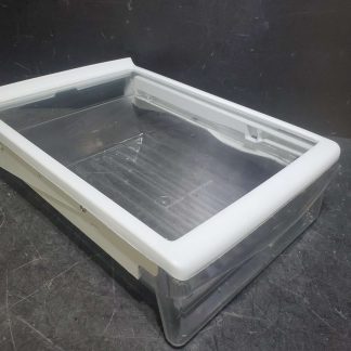 AMANA Refrigerator Model ABR192ZWES1 Drawer Pan Assy with Tempered Glass 25-3/8" x 16"