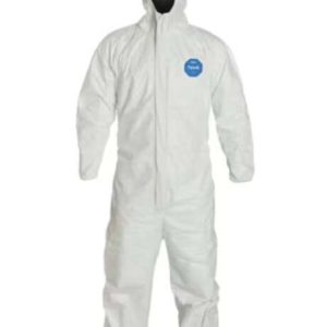 Boite de 25x DUPONT Tyvek 400 coverall - chienne de travail - combinaison jetable - blanc (NEUF)
