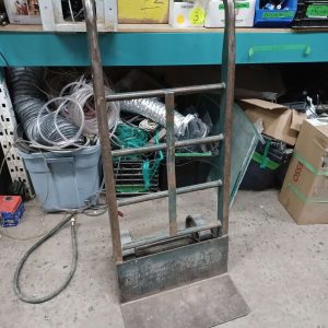 diable industriel vintage roue en metal