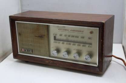 Vintage 1960s Wooden Panasonic AM/FM Tube Shelf Radio RE-784 - Working!