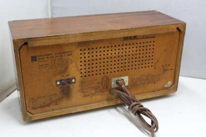 Vintage 1960s Wooden Panasonic AM/FM Tube Shelf Radio RE-784 - Working! - Image 7