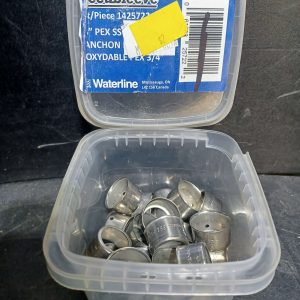 50 PCS 3/4 Stainless Steel PEX Press Sleeve For PEX Crimp Fittings