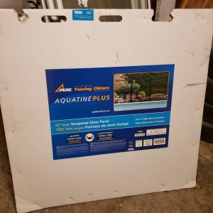 Panneau de verre trempé 42″ x 44-1/2″ x 1/4″ (PEAK 17861)