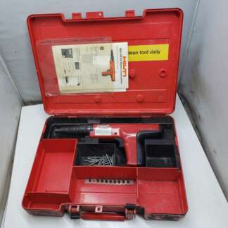 HILTI DX350 powder actuated tool with case