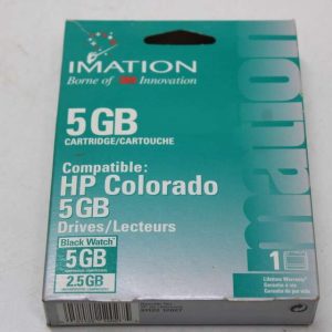 Imation 3M HP Colorado Data Tape/Cartridge 2.5/5GB Black Watch NEW