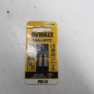 DEWALT MAXFIT 1 x Embout de vissage Phillips en acier de 1 pouce (2PC) / Phillips Screwdriving Bit