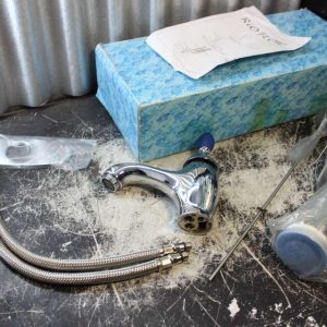 Robinet chromé pour salle de bain Action Jo