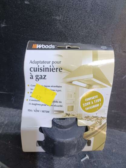 Adaptateur pour cuisinière au gaz 220V à 110V